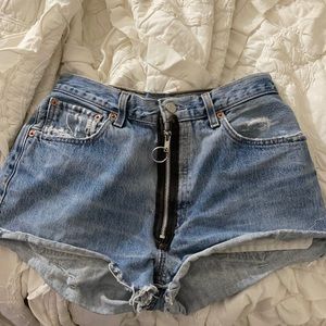 Redone Vintage Levi’s Jean Shorts